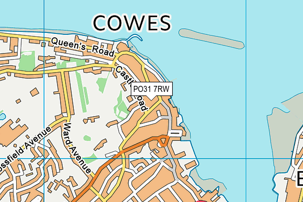 PO31 7RW map - OS VectorMap District (Ordnance Survey) PO31 7RW map - OS VectorMap District (Ordnance Survey)