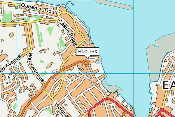 PO31 7RX map - OS VectorMap District (Ordnance Survey) PO31 7RX map - OS VectorMap District (Ordnance Survey)