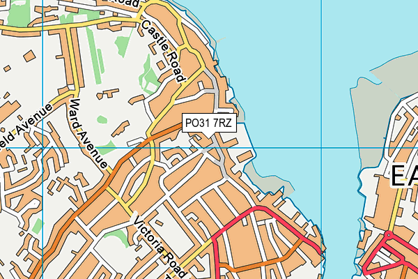 PO31 7RZ map - OS VectorMap District (Ordnance Survey) PO31 7RZ map - OS VectorMap District (Ordnance Survey)