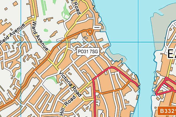 PO31 7SG map - OS VectorMap District (Ordnance Survey) PO31 7SG map - OS VectorMap District (Ordnance Survey)