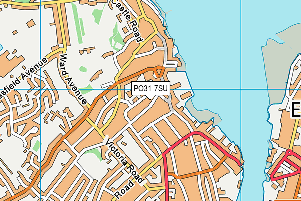 PO31 7SU map - OS VectorMap District (Ordnance Survey) PO31 7SU map - OS VectorMap District (Ordnance Survey)