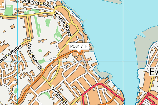 PO31 7TF map - OS VectorMap District (Ordnance Survey) PO31 7TF map - OS VectorMap District (Ordnance Survey)