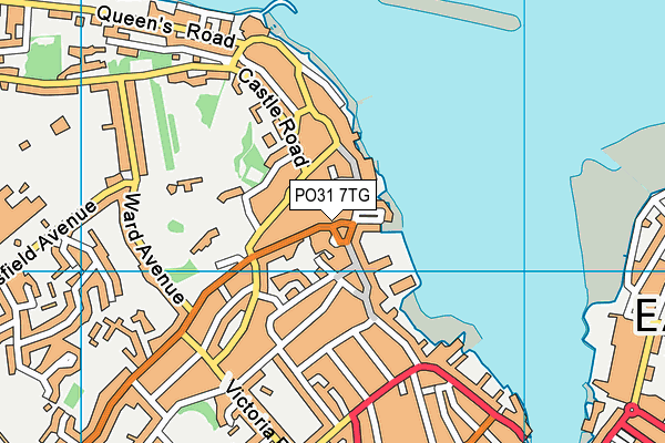 PO31 7TG map - OS VectorMap District (Ordnance Survey) PO31 7TG map - OS VectorMap District (Ordnance Survey)