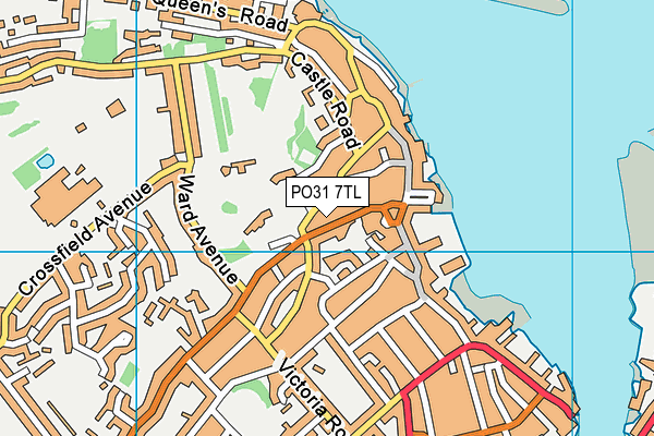 PO31 7TL map - OS VectorMap District (Ordnance Survey) PO31 7TL map - OS VectorMap District (Ordnance Survey)
