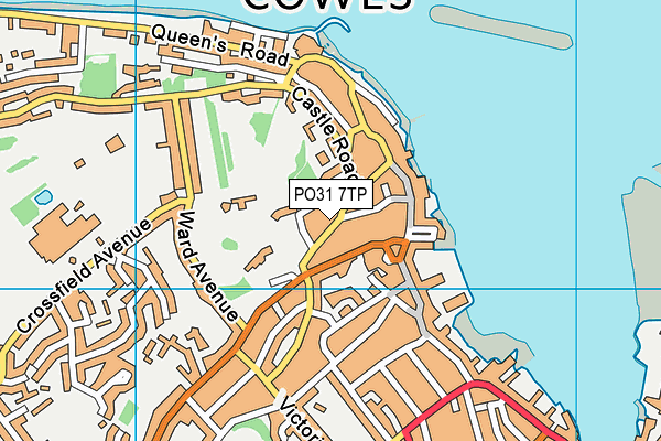 PO31 7TP map - OS VectorMap District (Ordnance Survey)