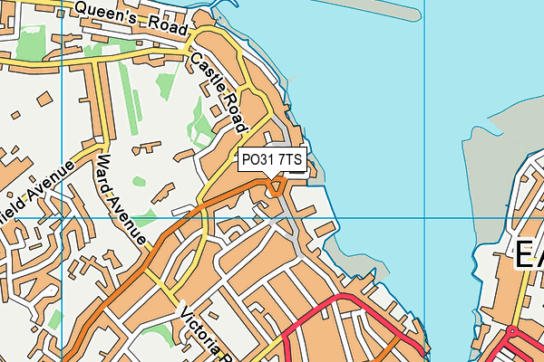 PO31 7TS map - OS VectorMap District (Ordnance Survey) PO31 7TS map - OS VectorMap District (Ordnance Survey)