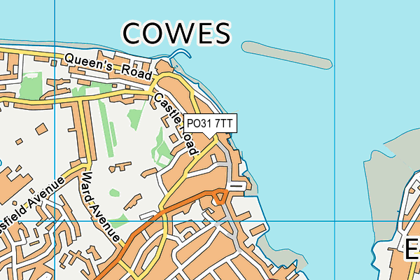 PO31 7TT map - OS VectorMap District (Ordnance Survey) PO31 7TT map - OS VectorMap District (Ordnance Survey)