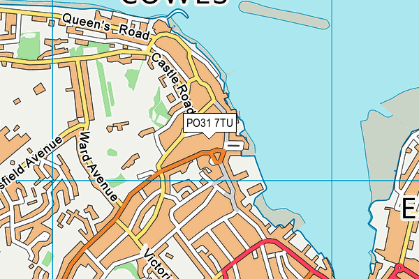 PO31 7TU map - OS VectorMap District (Ordnance Survey) PO31 7TU map - OS VectorMap District (Ordnance Survey)