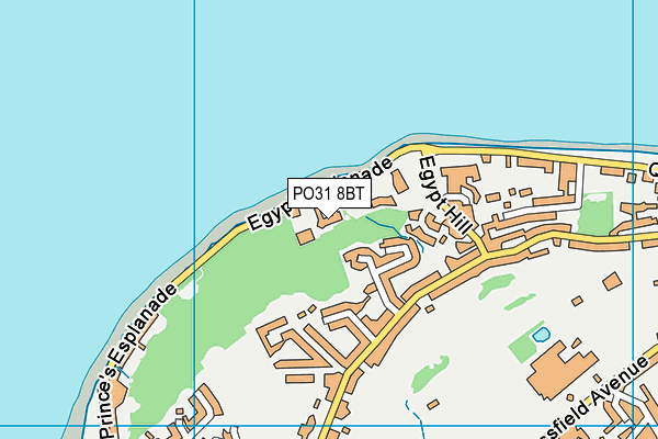 PO31 8BT map - OS VectorMap District (Ordnance Survey) PO31 8BT map - OS VectorMap District (Ordnance Survey)