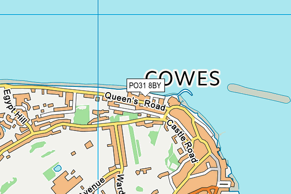 PO31 8BY map - OS VectorMap District (Ordnance Survey) PO31 8BY map - OS VectorMap District (Ordnance Survey)