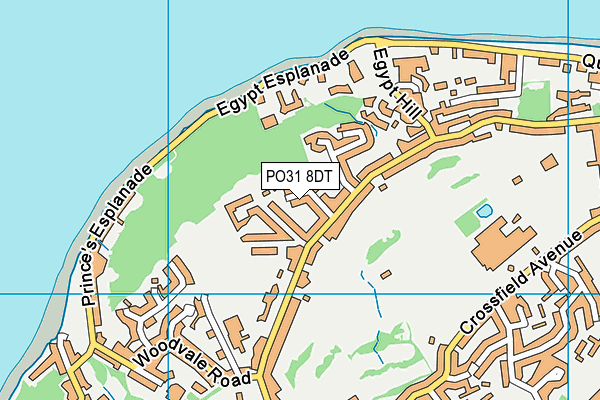 PO31 8DT map - OS VectorMap District (Ordnance Survey) PO31 8DT map - OS VectorMap District (Ordnance Survey)