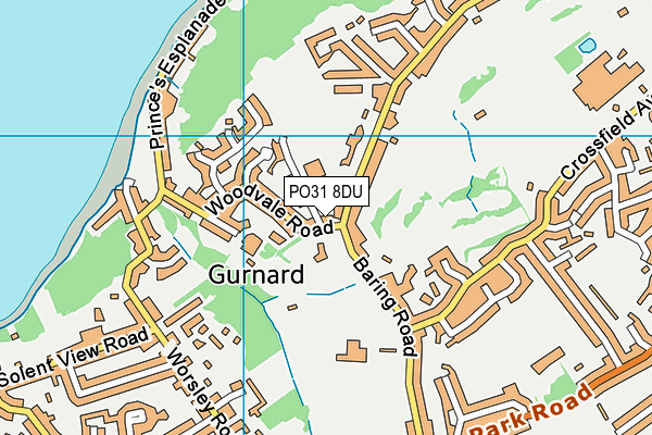 PO31 8DU map - OS VectorMap District (Ordnance Survey) PO31 8DU map - OS VectorMap District (Ordnance Survey)