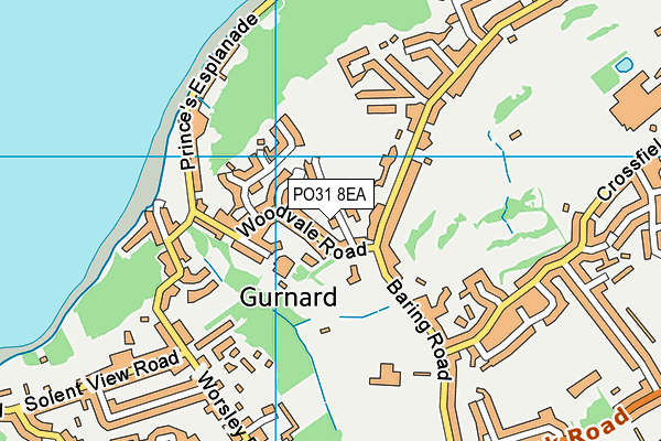 PO31 8EA map - OS VectorMap District (Ordnance Survey) PO31 8EA map - OS VectorMap District (Ordnance Survey)