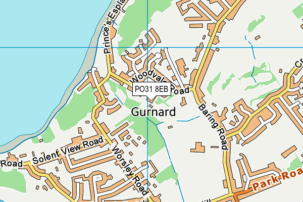 PO31 8EB map - OS VectorMap District (Ordnance Survey) PO31 8EB map - OS VectorMap District (Ordnance Survey)