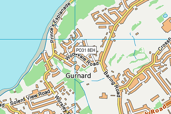 PO31 8EH map - OS VectorMap District (Ordnance Survey) PO31 8EH map - OS VectorMap District (Ordnance Survey)