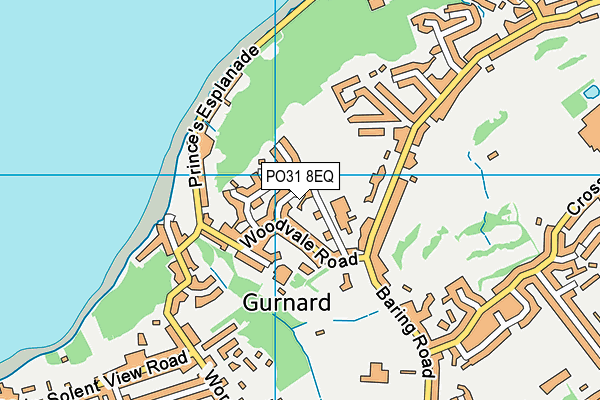 PO31 8EQ map - OS VectorMap District (Ordnance Survey) PO31 8EQ map - OS VectorMap District (Ordnance Survey)