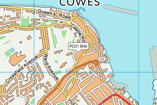 PO31 8HA map - OS VectorMap District (Ordnance Survey) PO31 8HA map - OS VectorMap District (Ordnance Survey)