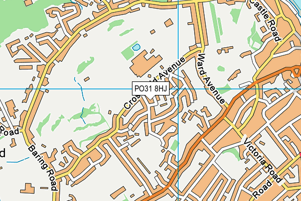 PO31 8HJ map - OS VectorMap District (Ordnance Survey) PO31 8HJ map - OS VectorMap District (Ordnance Survey)