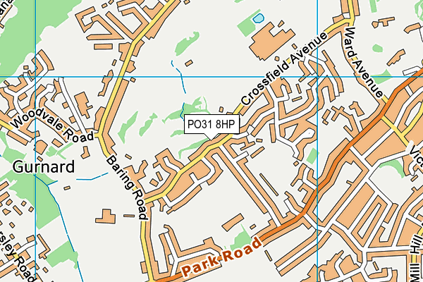 PO31 8HP map - OS VectorMap District (Ordnance Survey) PO31 8HP map - OS VectorMap District (Ordnance Survey)