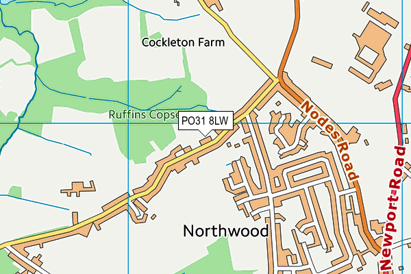 PO31 8LW map - OS VectorMap District (Ordnance Survey) PO31 8LW map - OS VectorMap District (Ordnance Survey)