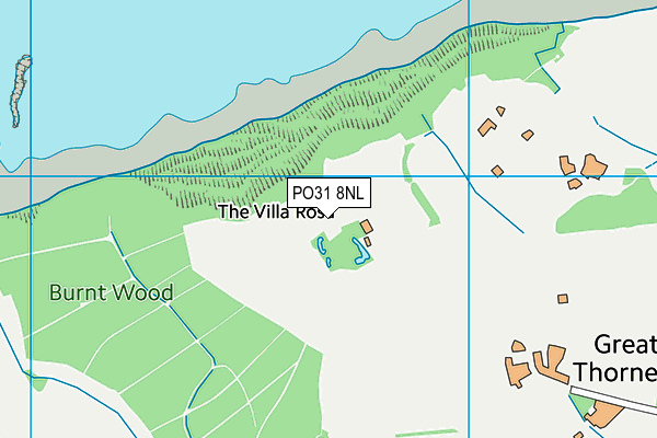PO31 8NL map - OS VectorMap District (Ordnance Survey) PO31 8NL map - OS VectorMap District (Ordnance Survey)