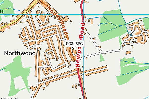 PO31 8PG map - OS VectorMap District (Ordnance Survey) PO31 8PG map - OS VectorMap District (Ordnance Survey)