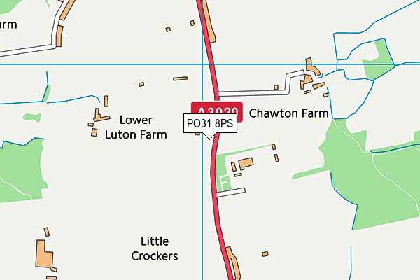 PO31 8PS map - OS VectorMap District (Ordnance Survey) PO31 8PS map - OS VectorMap District (Ordnance Survey)