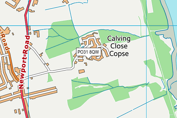 PO31 8QW map - OS VectorMap District (Ordnance Survey) PO31 8QW map - OS VectorMap District (Ordnance Survey)