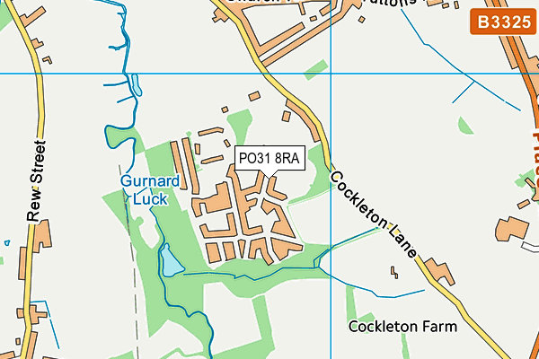 PO31 8RA map - OS VectorMap District (Ordnance Survey) PO31 8RA map - OS VectorMap District (Ordnance Survey)