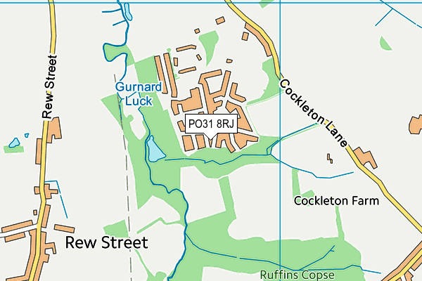 PO31 8RJ map - OS VectorMap District (Ordnance Survey) PO31 8RJ map - OS VectorMap District (Ordnance Survey)