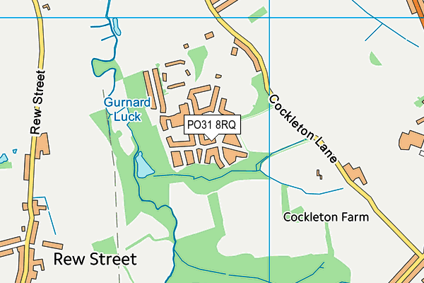 PO31 8RQ map - OS VectorMap District (Ordnance Survey) PO31 8RQ map - OS VectorMap District (Ordnance Survey)
