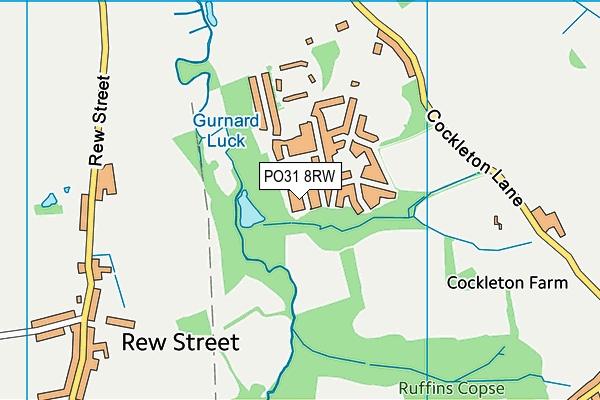 PO31 8RW map - OS VectorMap District (Ordnance Survey) PO31 8RW map - OS VectorMap District (Ordnance Survey)