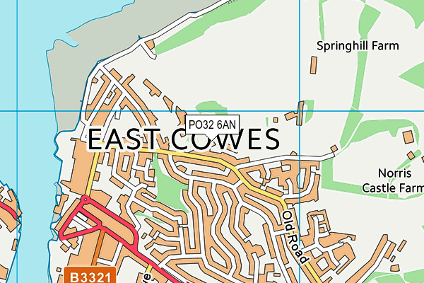 PO32 6AN map - OS VectorMap District (Ordnance Survey) PO32 6AN map - OS VectorMap District (Ordnance Survey)