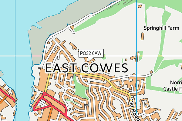 PO32 6AW map - OS VectorMap District (Ordnance Survey) PO32 6AW map - OS VectorMap District (Ordnance Survey)