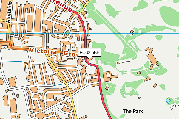 PO32 6BH map - OS VectorMap District (Ordnance Survey) PO32 6BH map - OS VectorMap District (Ordnance Survey)