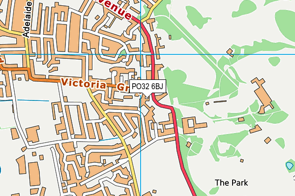 PO32 6BJ map - OS VectorMap District (Ordnance Survey) PO32 6BJ map - OS VectorMap District (Ordnance Survey)