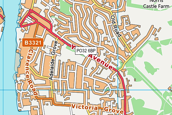 PO32 6BP map - OS VectorMap District (Ordnance Survey) PO32 6BP map - OS VectorMap District (Ordnance Survey)