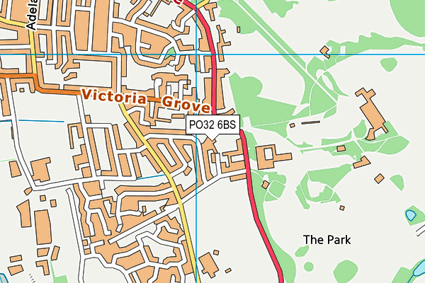 PO32 6BS map - OS VectorMap District (Ordnance Survey) PO32 6BS map - OS VectorMap District (Ordnance Survey)