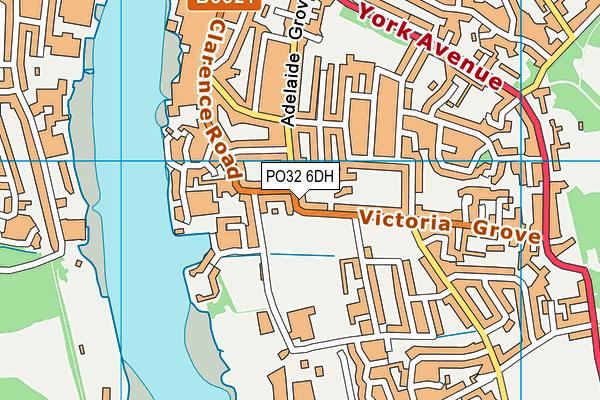 PO32 6DH map - OS VectorMap District (Ordnance Survey) PO32 6DH map - OS VectorMap District (Ordnance Survey)