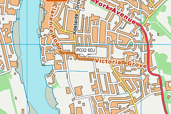 PO32 6DJ map - OS VectorMap District (Ordnance Survey) PO32 6DJ map - OS VectorMap District (Ordnance Survey)
