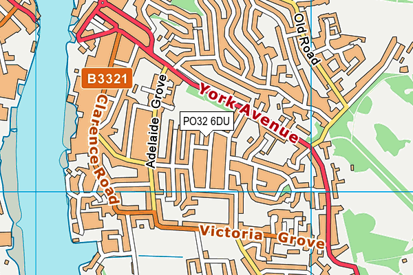 PO32 6DU map - OS VectorMap District (Ordnance Survey) PO32 6DU map - OS VectorMap District (Ordnance Survey)