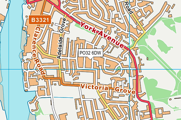 PO32 6DW map - OS VectorMap District (Ordnance Survey) PO32 6DW map - OS VectorMap District (Ordnance Survey)
