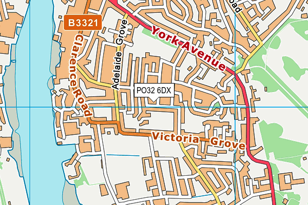 PO32 6DX map - OS VectorMap District (Ordnance Survey) PO32 6DX map - OS VectorMap District (Ordnance Survey)