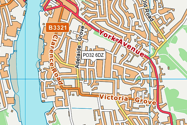 PO32 6DZ map - OS VectorMap District (Ordnance Survey) PO32 6DZ map - OS VectorMap District (Ordnance Survey)