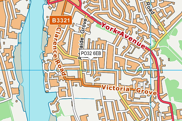 PO32 6EB map - OS VectorMap District (Ordnance Survey) PO32 6EB map - OS VectorMap District (Ordnance Survey)