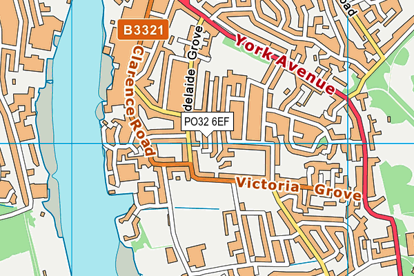 PO32 6EF map - OS VectorMap District (Ordnance Survey) PO32 6EF map - OS VectorMap District (Ordnance Survey)