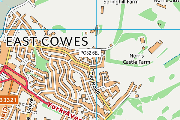 PO32 6EJ map - OS VectorMap District (Ordnance Survey) PO32 6EJ map - OS VectorMap District (Ordnance Survey)