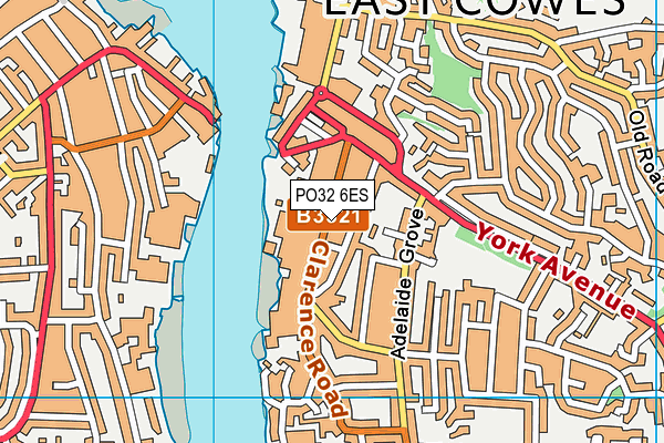 PO32 6ES map - OS VectorMap District (Ordnance Survey) PO32 6ES map - OS VectorMap District (Ordnance Survey)