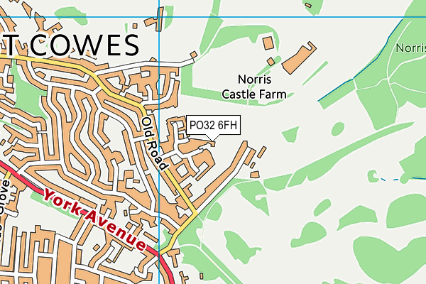 PO32 6FH map - OS VectorMap District (Ordnance Survey) PO32 6FH map - OS VectorMap District (Ordnance Survey)