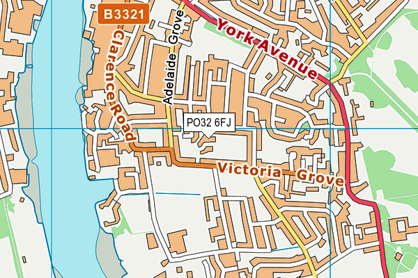 PO32 6FJ map - OS VectorMap District (Ordnance Survey) PO32 6FJ map - OS VectorMap District (Ordnance Survey)
